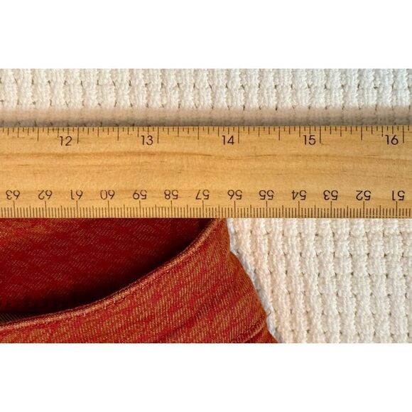 Prana Pattern Rust Kayla Stretch Straight Leg Performance Jeans Women's Size 4 - Picture 7 of 7